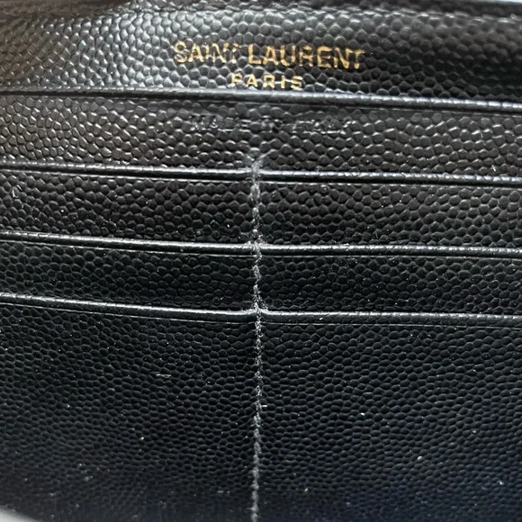 🖤 YSL Saint Laurent Monogram Cassandre Matelassé WOC In Grain De Poudre Leather - Picture 4 of 8
